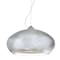 Besa Lighting Brio 14 Cord Pendant, Silver Foil, Satin Nickel Finish, 1x75W Incandescent 1KX-4345SF-SN - alternate 1